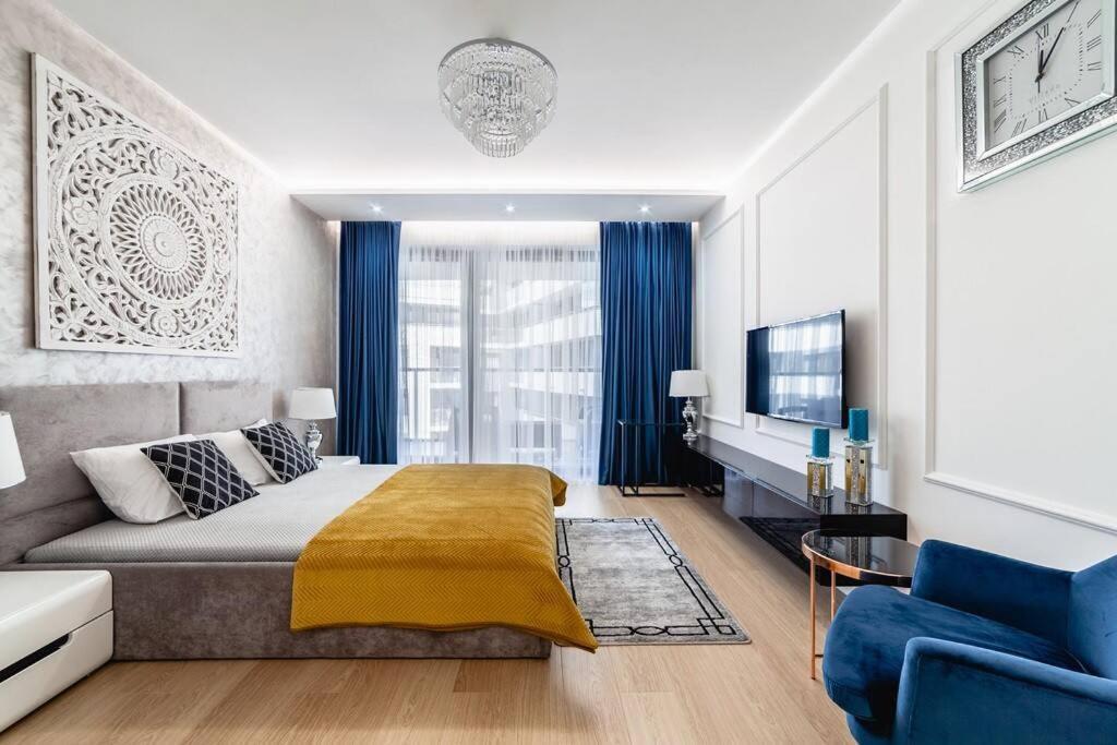 Stylowy Apartament Centrum Warszawy Z Tarasem Varşovia Exterior foto