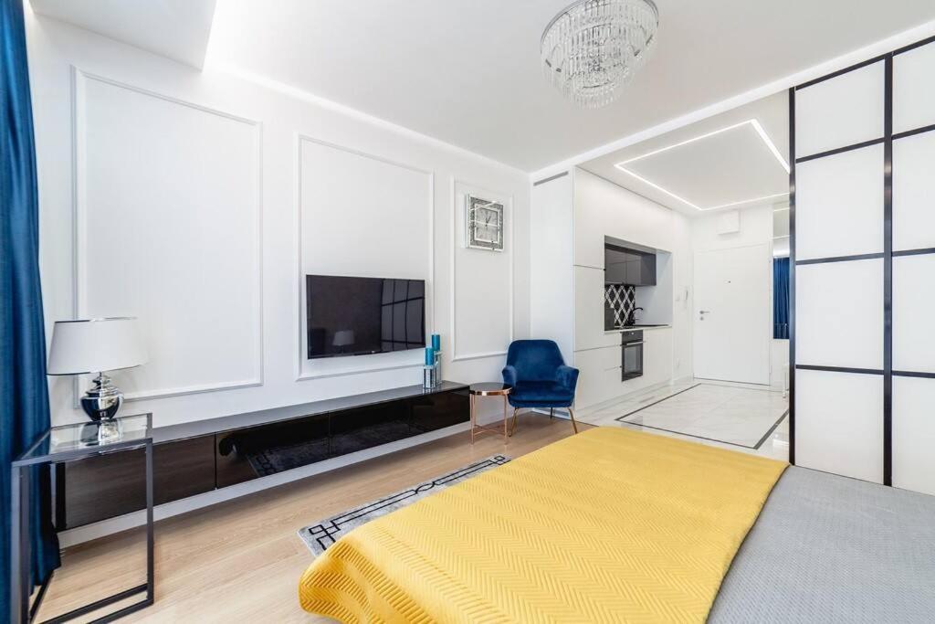 Stylowy Apartament Centrum Warszawy Z Tarasem Varşovia Exterior foto